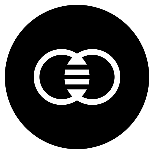 Diagram graph analytics fusion icon