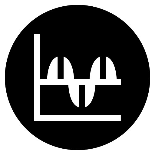Fluctuation statistics line graph stock market icon