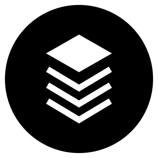 Layer business and finance diagram analytics icon Layer business and finance diagram analytics icon