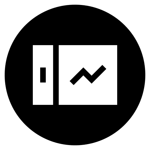 Mobile phone business and finance diagram smartphone icon Mobile phone business and finance diagram smartphone icon