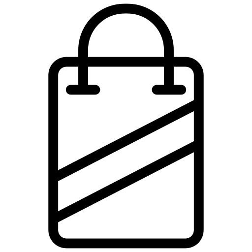 Bag shop commerce and shopping market icon