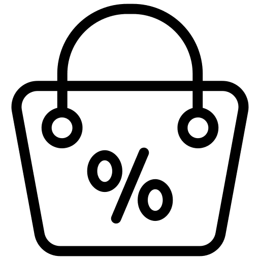 Discount discount commerce shop icon Discount discount commerce shop icon