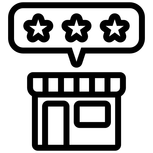 Rating commerce star rating icon Rating commerce star rating icon