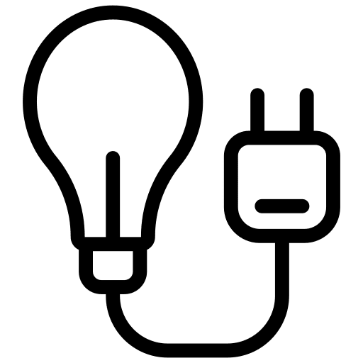 Bulb bulb light glow icon