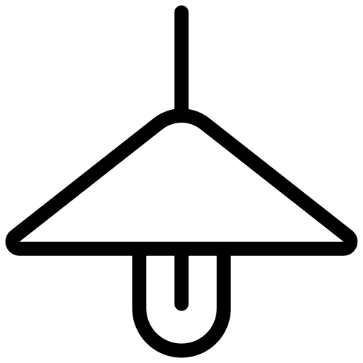 Chandelier furniture and household furniture light icon
