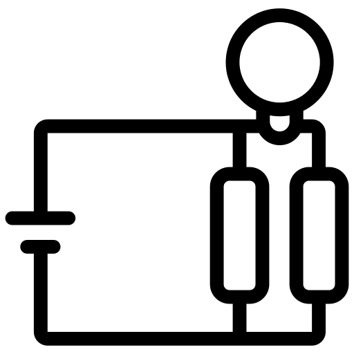Circuit distribution electricity battery icon Circuit distribution electricity battery icon