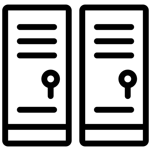 Locker locker sport school locker icon