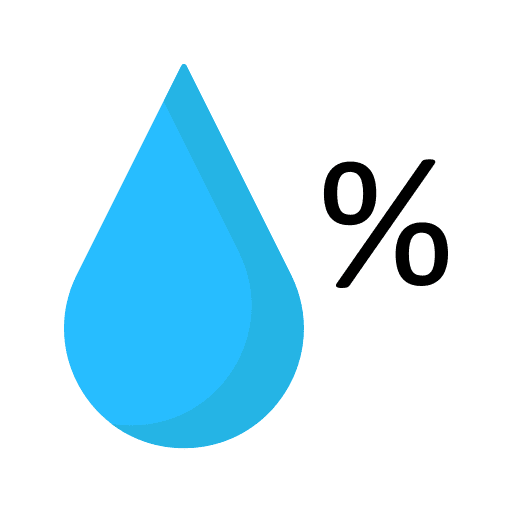 Humidity humidity percent damp icon