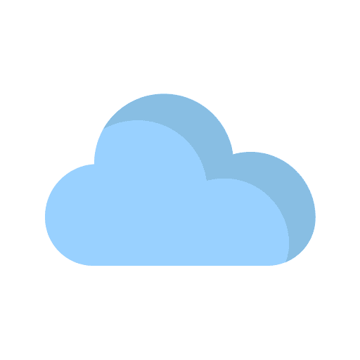 Cloud cloudy weather nature icon