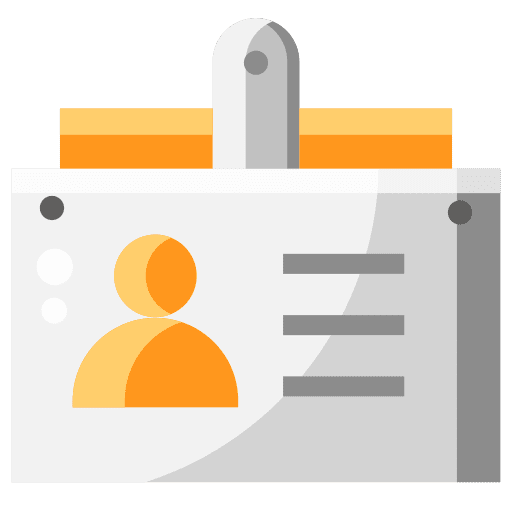 Id card id card miscellaneous user icon