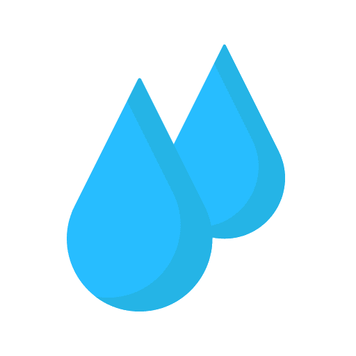 Raindrops drop water weather icon Raindrops drop water weather icon