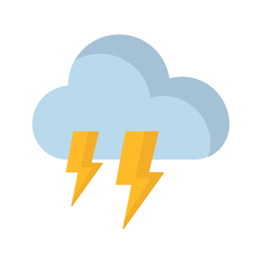 Storm weather thunder storm icon Storm weather thunder storm icon