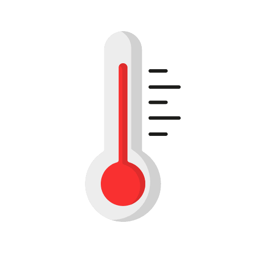 Thermometer weather thermometer warm icon