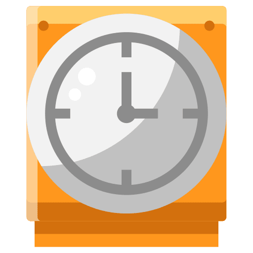 Clock time and date watch time icon Clock time and date watch time icon