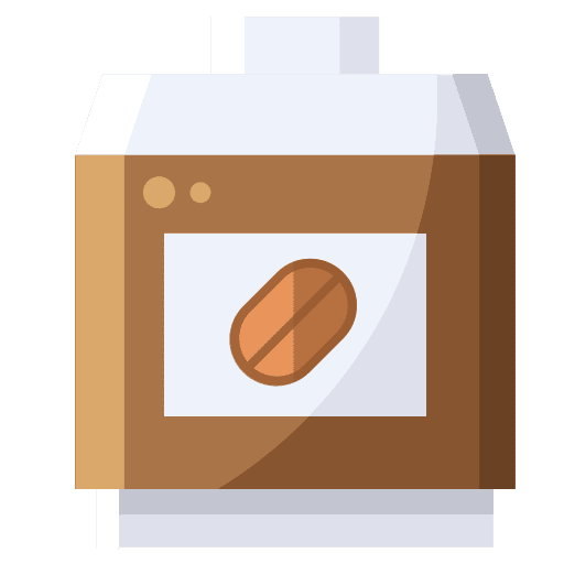 Coffee beans food espresso caffeine icon