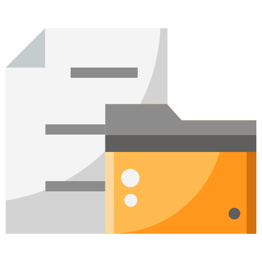 File folder files and folders archive icon File folder files and folders archive icon