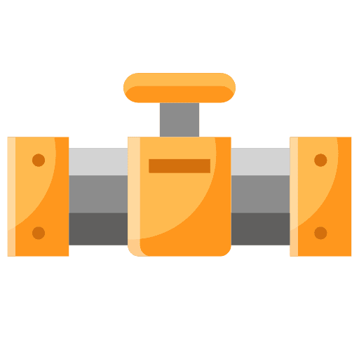 Pipe valve water construction and tools icon Pipe valve water construction and tools icon