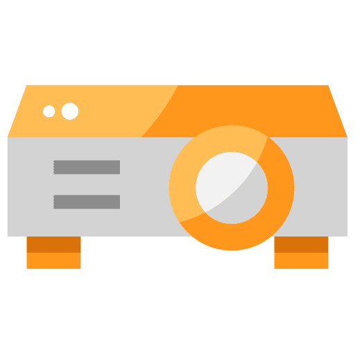 Projector cinema computer technology icon Projector cinema computer technology icon