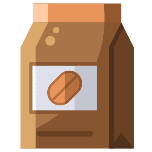 Coffee bean espresso caffeine food and restaurant icon Coffee bean espresso caffeine food and restaurant icon
