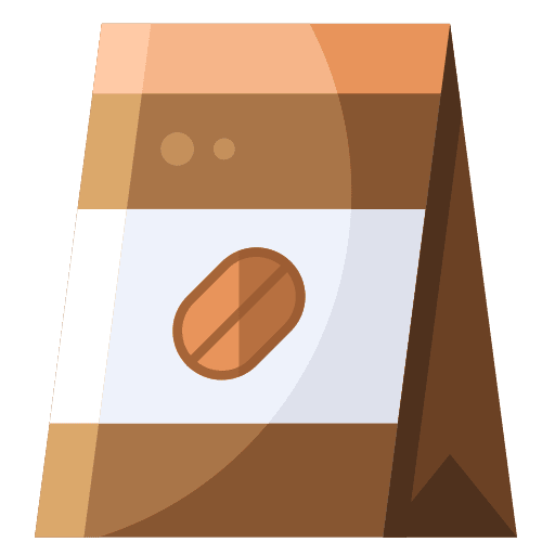 Coffee beans caffeine food and restaurant food icon Coffee beans caffeine food and restaurant food icon