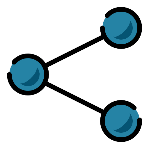 Share link networking share link ui icon