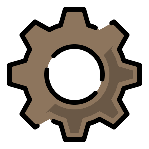 Settings configuration gear settings icon Settings configuration gear settings icon