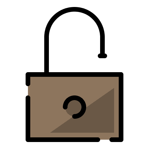 Unlock unlock secure padlock icon Unlock unlock secure padlock icon