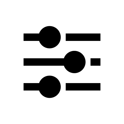 Customize customize personalize equalizer icon