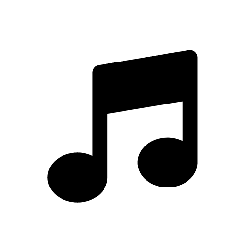 Music song media tone icon