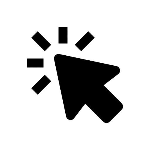 Click cursor mouse click icon