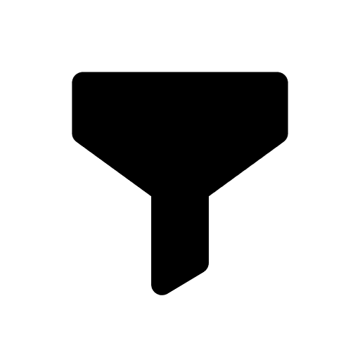 Filter funnel filter tools and utensils icon