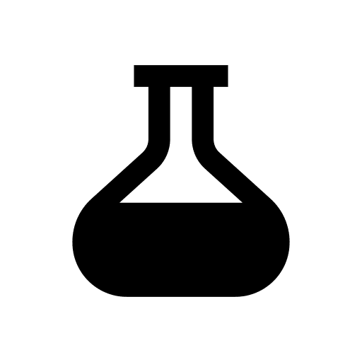 Lab lab flask science icon