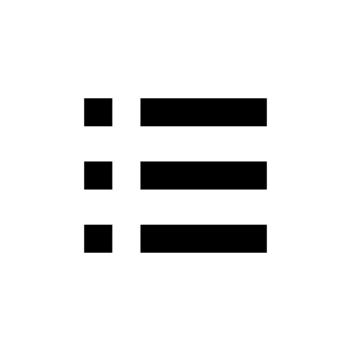 List bullet list list items list icon