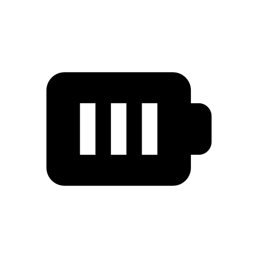 Battery full battery status battery bar charger status icon