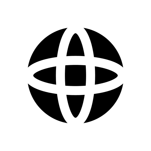 Globe geography globe grid icon
