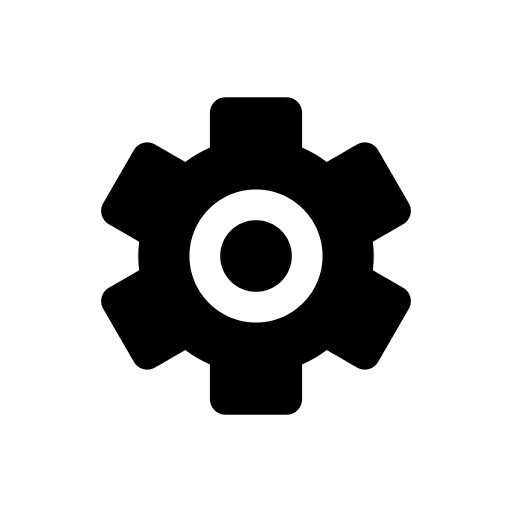 Settings cogwheel settings gear icon