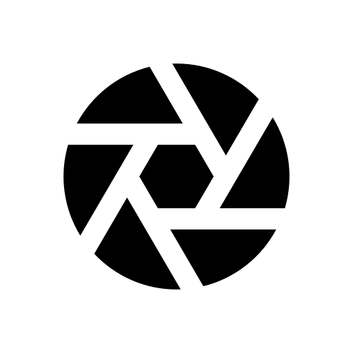 Shutter aperture camera lens photography icon