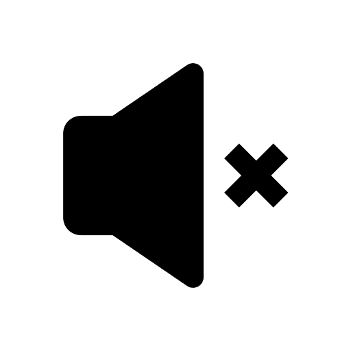 Silent mute audio muted icon