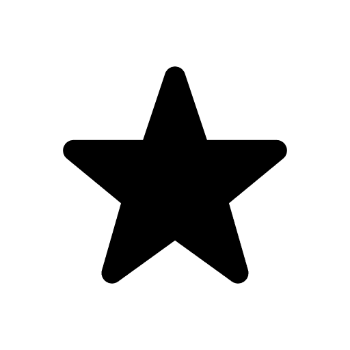 Star rating rate star icon