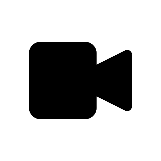 Video camera videocall media film icon