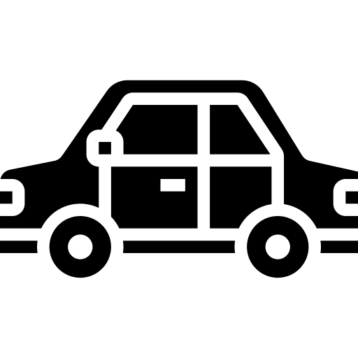 Car transportation automobile journey icon
