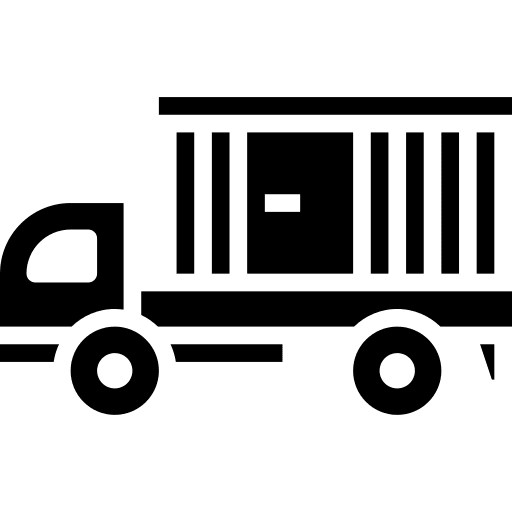 Delivery truck transportation automobile transport icon Delivery truck transportation automobile transport icon