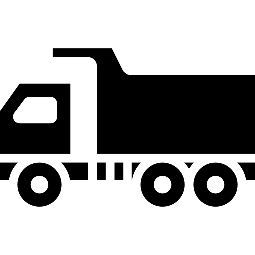 Dump truck heavy machinery loader heavy equipment icon