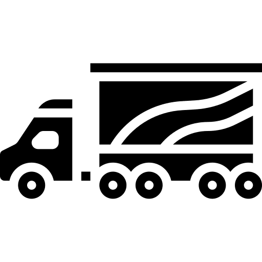 Trailer delivery truck transportation trailer icon