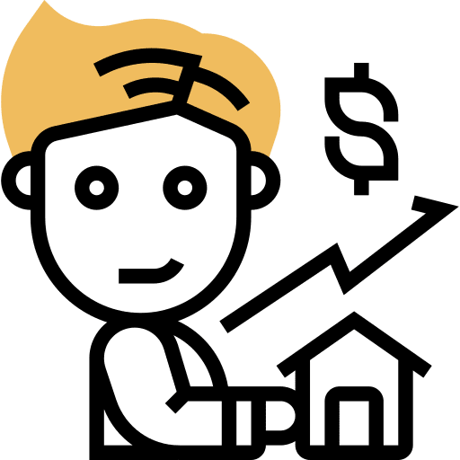 Broker avatar professions and jobs real estate icon Broker avatar professions and jobs real estate icon