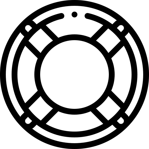 Lifesaver security lifesaver help icon
