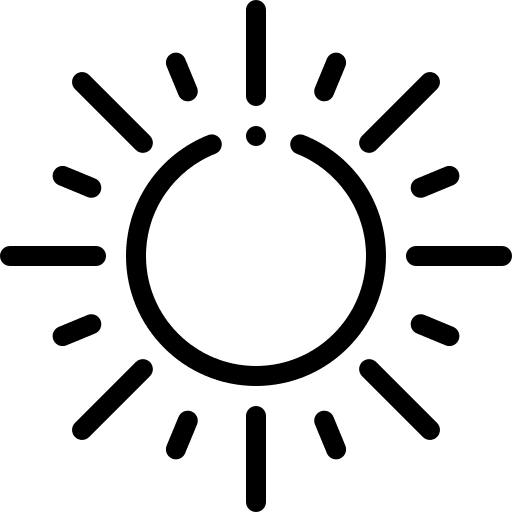 Sun sunny sun weather icon