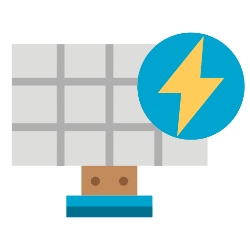 Solar panel energy renewable energy ecology and environment icon Solar panel energy renewable energy ecology and environment icon