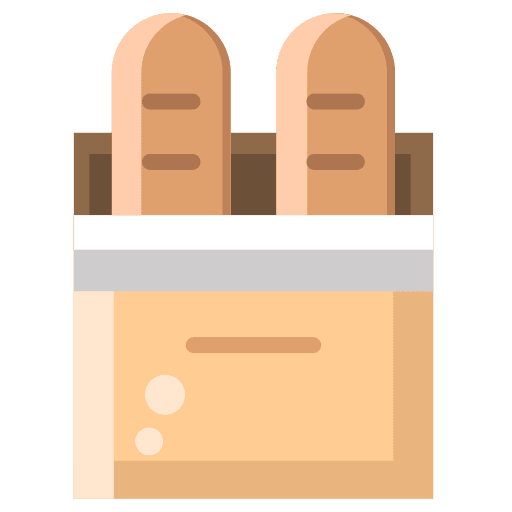 Bread bakery bake bread icon