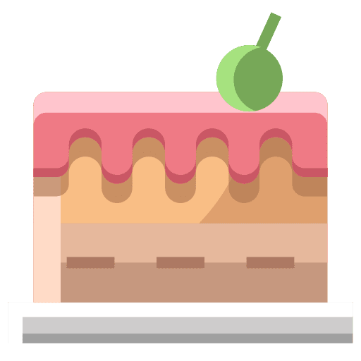 Cake bakery shop cake icon